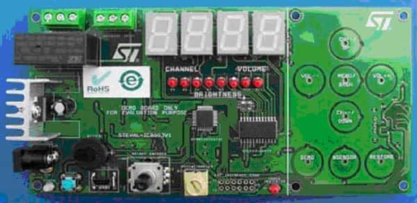 STMicroelectronics development and evaluation board